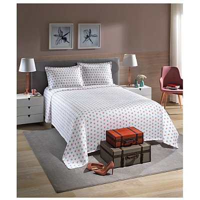 Kit de Colcha Casal Piquet Favo Venus - Döhler