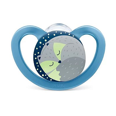 Chupeta Space Glow Raposinha - Fase 2 - NUK