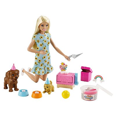 Boneca Barbie - Festa para Filhote Cãezinhos - Mattel