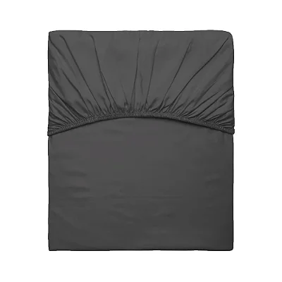 Lençol Com Elástico Satinee Queen 300 Fios  - Preto - Kacyumara