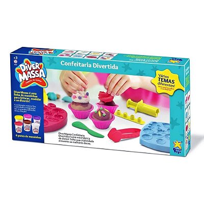 Diver Massa Massinhas de Modelar - Confeitaria Divertida - Diver Toys