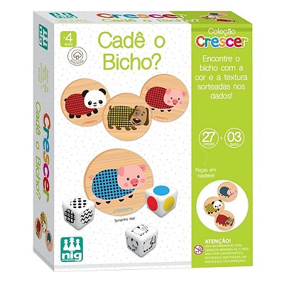 Jogo Cadê o Bicho - Nig Brinquedos