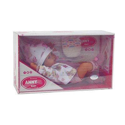 Boneca Anny Doll Baby Reborn - Menina - Cotiplás