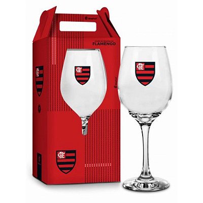 Taça de Vinho Flamengo 385ml - Brasfoot