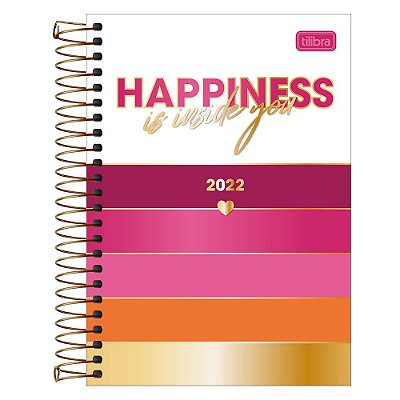 Agenda Planner Love Pink 2022 - Happiness - Tilibra