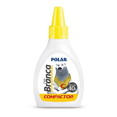 Cola Branca Polar Lavavél 40g - Compactor