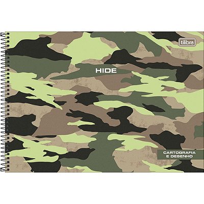 Caderno de Cartografia e Desenho Hide - Militar - Tilibra