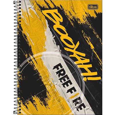 Caderno Free Fire Booyah - 80 Folhas - Tilibra