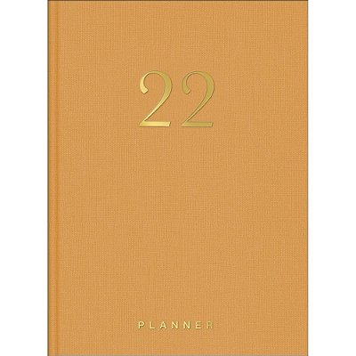 Agenda Planner Costurada Executivo Lume 2022 - Laranja - Tilibra