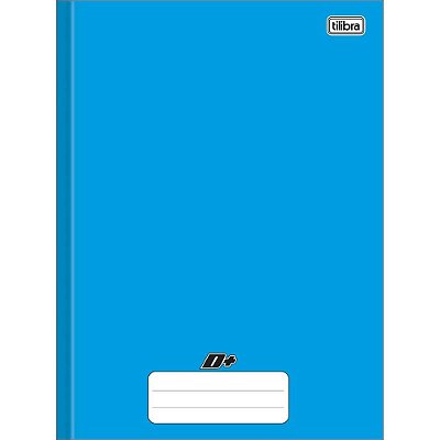 Caderno Brochura Capa Dura D+ - Azul -  96 Folhas - Tilibra