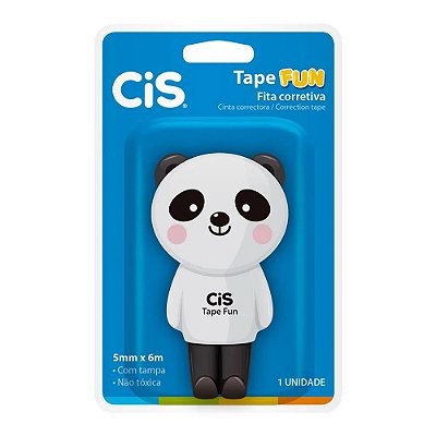 Corretivo em Fita  Tape Fun - Panda - Cis