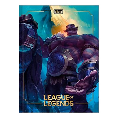 Caderno Brochura League Of Legends - Braum - 80 Folhas - Tilibra