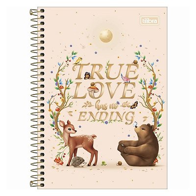 Caderno Pequeno 1/4 Loveland - True Love - Tilibra