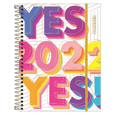 Agenda Planner Be nice 2022 - Yes - Tilibra