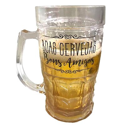 Caneca Gel Chopp 400ml - Boas Cervejas - FWB