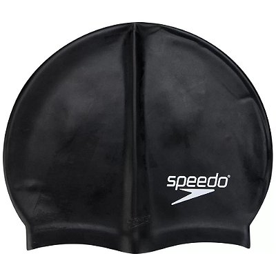 Touca de Silicone Flat Swim Cap - Preto - Speedo
