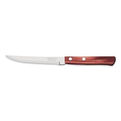 Faca Para Churrasco Inox - Cabo Vermelho - Tramontina