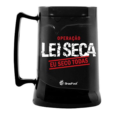 Caneca Gel 300ml - Lei Seca - BrasFoot