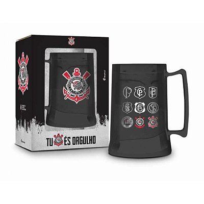 Caneca Gel 300ml - Corinthians - BrasFoot