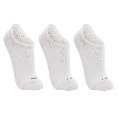 Kit Meia Sapatilha Walk Infantil - 3 pares - Branco - Lupo