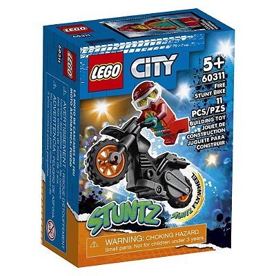 Lego City - Motocicleta Acrobacias Bombeiros - Lego