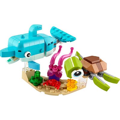 Lego Creator 3 em 1 - Golfinho e Tartaruga - Lego