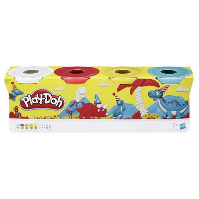 Conjunto Play Doh - 4 Potes - Hasbro