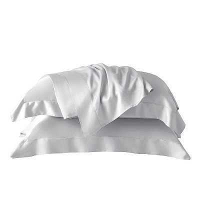 Jogo de Cama Bali Bambu King 400 Fios - Branco - Kacyumara