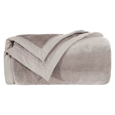 Cobertor Blanket Toque de Seda Casal 600g/m² - Fend Claro - Kacyumara