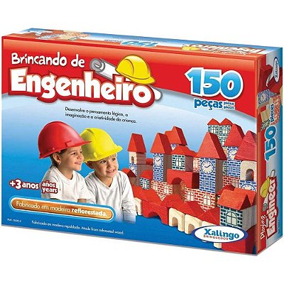 Brincando de Engenheiro - 150 Peças - Xalingo