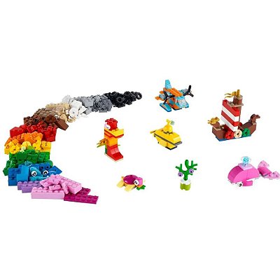 Lego Classic - Diversão Criativa no Oceano - 333 Peças - Lego
