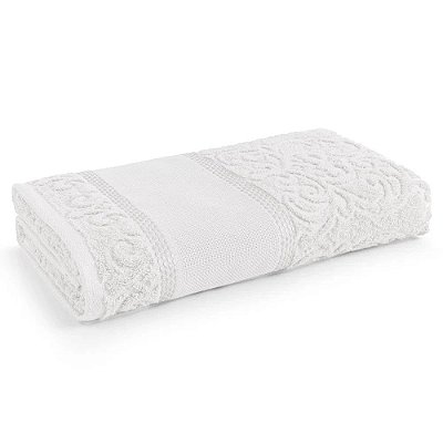 Toalha de Rosto Para Bordar Melina II - Branco - Karsten