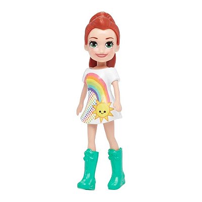 Polly Pocket - Lila Vestido Arco Íris - Mattel