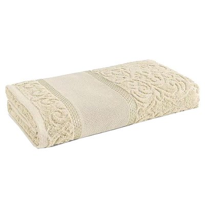 Toalha Banhão Para Bordar Melina II - Bege - Karsten