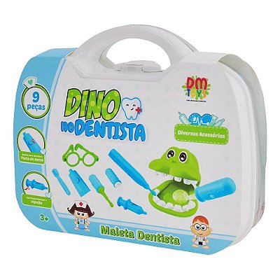 Maleta Dino no Dentista - DM Toys