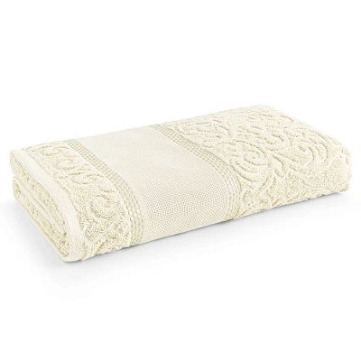 Toalha Banhão Para Bordar Melina II - Amarelo Claro - Karsten