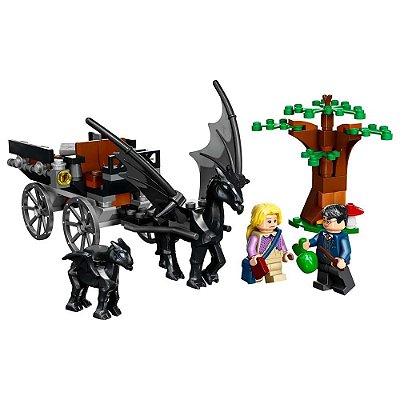 Lego Harry Potter - Hogwarts Carruagem e Testrais - 121 peças