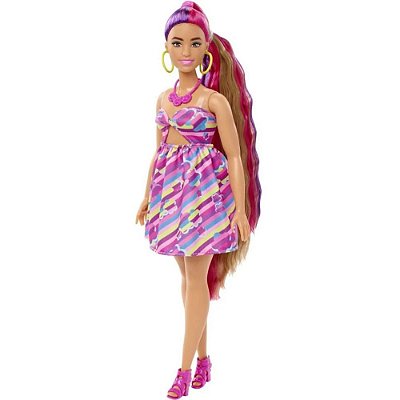 Barbie Totally Hair Com Acessórios Flor - Mattel