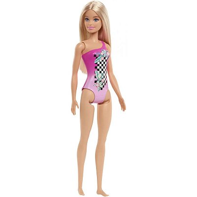 Barbie Sereia Loira com Cauda Rosa - Mattel 