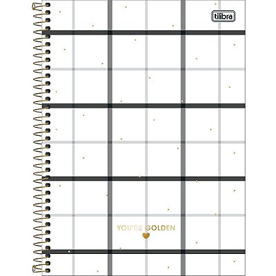 Caderno West Village Quadros - 160 Folhas - Tilibra