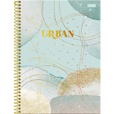 Caderno Urban Verde - 160 Folhas - Foroni