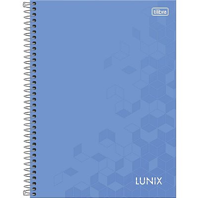 Caderno Lunix Azul Claro - 160 Folhas - Tilibra