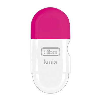 Corretivo em Fita 5mmx6m Lunix - Tampa Rosa - Tilibra
