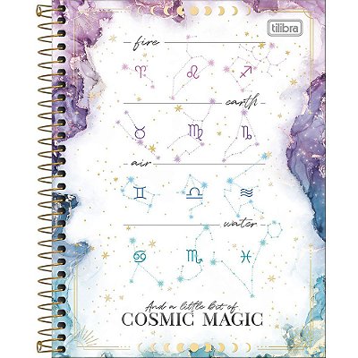 Caderno Colegial Magic Signos - 160 Folhas - Tilibra
