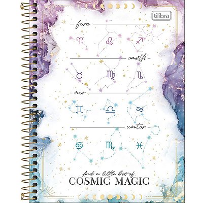 Caderno Colegial Magic Signos - 80 Folhas - Tilibra