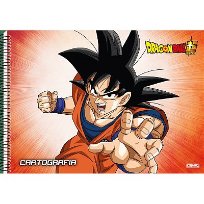 Caderno de Desenho Dragon Ball Goku - 60 Folhas - São Domingos