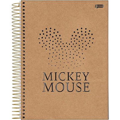 Caderno Espiral Mickey Mouse Bolinhas - 160 Folhas - Jandaia