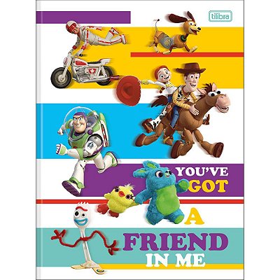 Caderno Brochura Toy Story Friends - 80 Folhas - Tilibra