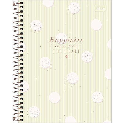 Caderno Colegial Soho Happines - 160 Folhas - Tilibra