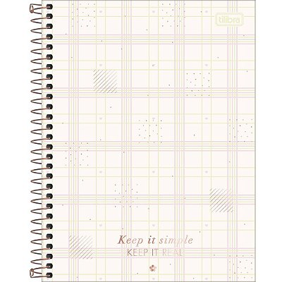 Caderno Colegial Soho Simple - 160 Folhas - Tilibra